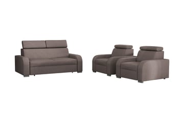 Oslo Stuesett - Brun - Oppbevaring - Oppbevaringsmøbler - Møbelsett til stue