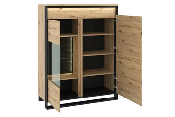 Quant Stuesett - Eik/Svart - Oppbevaring - Oppbevaringsmøbler - Møbelsett til stue