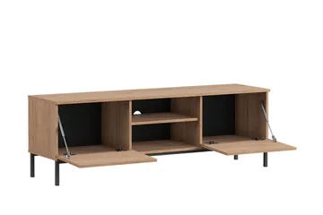 Querty Stuesett LED-belysning 6 Deler Hvit LED - Natur - Oppbevaring - Oppbevaringsmøbler - Møbelsett til stue