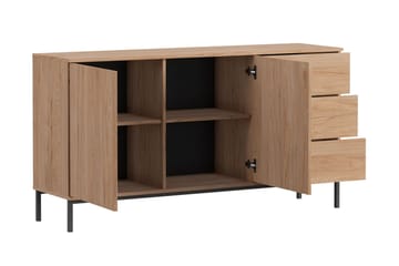 Querty Stuesett LED-belysning 7 Deler Hvit LED - Natur - Oppbevaring - Oppbevaringsmøbler - Møbelsett til stue