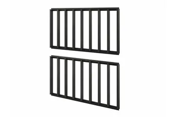 Rathmore Møbelsett For Stuen - Svart - Oppbevaring - Oppbevaringsmøbler - Møbelsett til stue