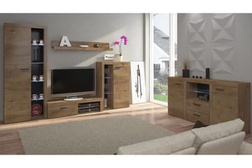 Rumba Møbelsett - Beige / Brun - Oppbevaring - Oppbevaringsmøbler - Møbelsett til stue