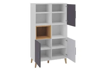 Sayuki Møbelsett Til Stue - Hvit/Grå - Oppbevaring - Oppbevaringsmøbler - Møbelsett til stue