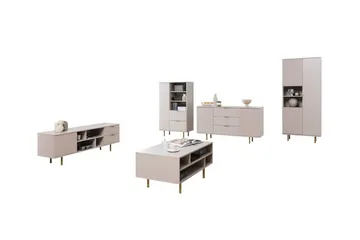 Staffin Møbelsett for Stue - Cashmere - Oppbevaring - Oppbevaringsmøbler - Møbelsett til stue