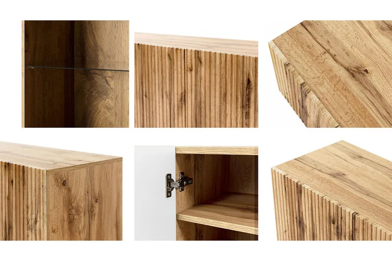 Strontian Möbelset För Vardagsrum Scandinavian Choice Black - Oppbevaring - Oppbevaringsmøbler - Møbelsett til stue