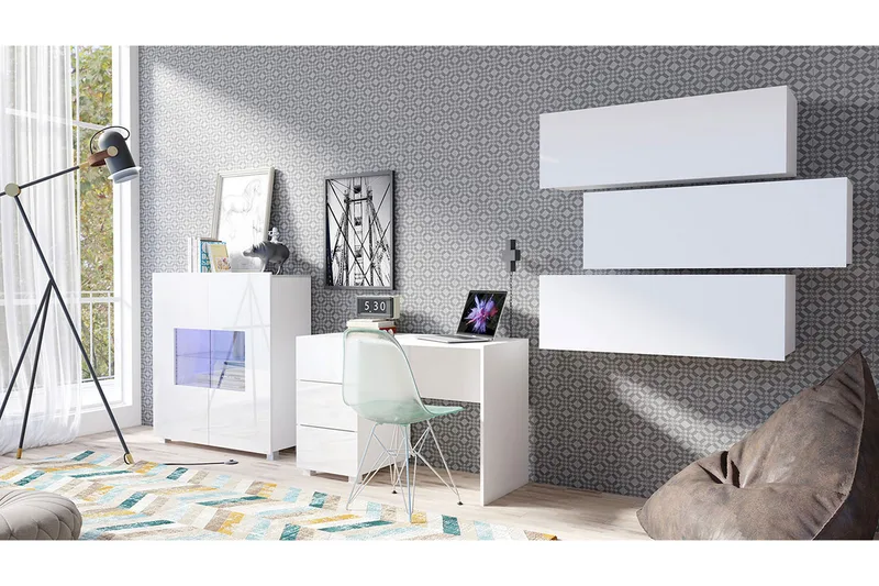 Stue Møbelsett Calabrini, Rød