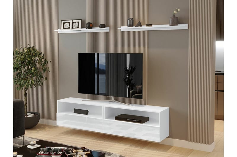 Summerville Möbelset För Vardagsrum White - Oppbevaring - Oppbevaringsmøbler - Møbelsett til stue