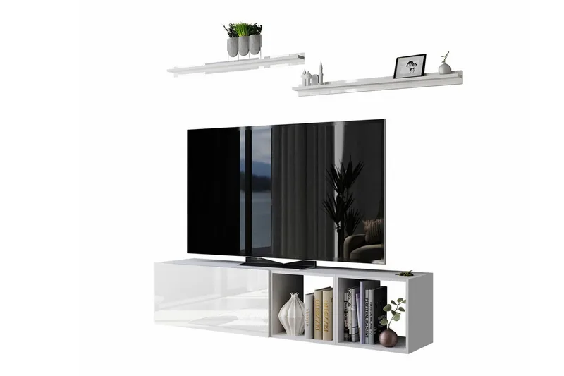 Summerville Möbelset För Vardagsrum White