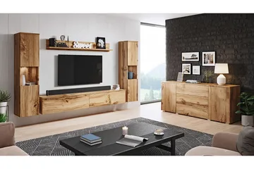 Valga Møbelsett Til Stuen Natur - Natur - Oppbevaring - Oppbevaringsmøbler - Møbelsett til stue