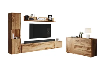 Valga Møbelsett Til Stuen Natur - Natur - Oppbevaring - Oppbevaringsmøbler - Møbelsett til stue