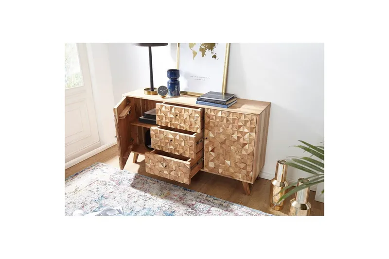 Möbler Wohnling Brun - Oppbevaring - Oppbevaringsmøbler - Sideboard & skjenk
