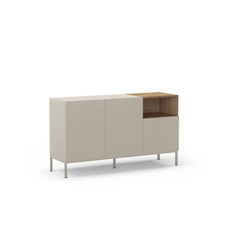 Morlen Konsoll 140x80x41,8 cm - Sandstein Naturlig eik - Oppbevaring - Oppbevaringsmøbler - Sideboard & skjenk