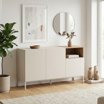Morlen Konsoll 140x80x41,8 cm - Sandstein Naturlig eik - Oppbevaring - Oppbevaringsmøbler - Sideboard & skjenk