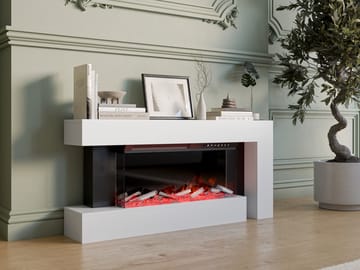 Morvyn Elektrisk Peis 120 cm - Oppbevaring - Oppbevaringsmøbler - Kommode