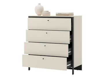 Navron Kommode 101 cm - Beige - Oppbevaring - Oppbevaringsmøbler - Kommode