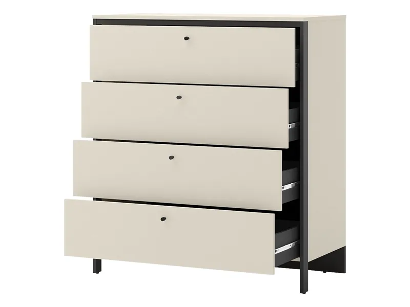 Navron Kommode 101 cm - Beige - Oppbevaring - Oppbevaringsmøbler - Kommode