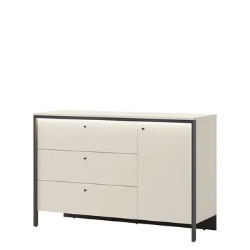Navron Kommode 136 cm - Beige - Oppbevaring - Oppbevaringsmøbler - Kommode
