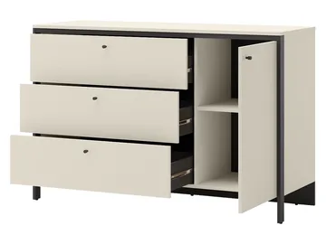Navron Kommode 136 cm - Beige - Oppbevaring - Oppbevaringsmøbler - Kommode
