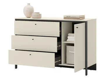 Navron Kommode 136 cm - Beige - Oppbevaring - Oppbevaringsmøbler - Kommode