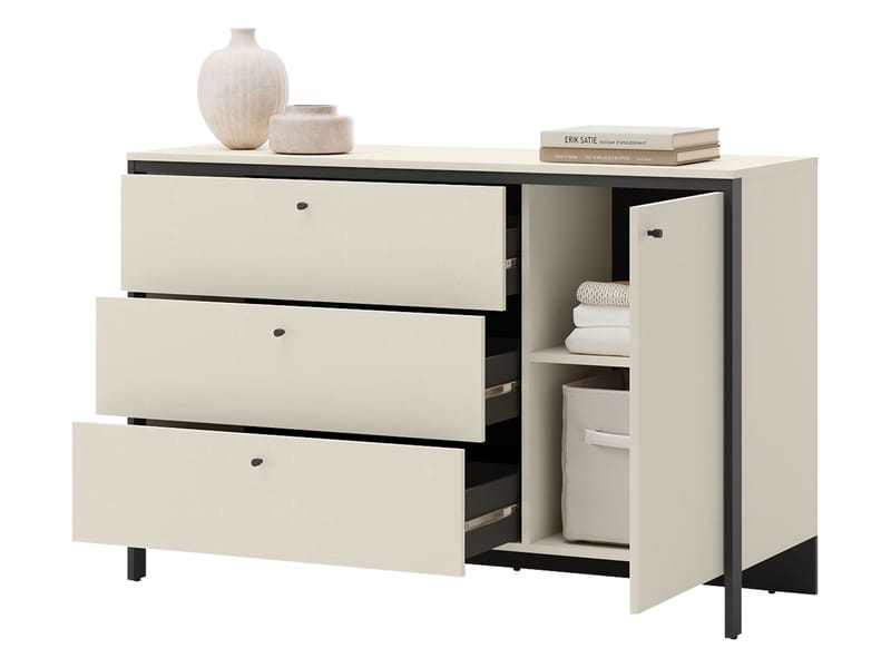Navron Kommode 136 cm - Beige - Oppbevaring - Oppbevaringsmøbler - Kommode