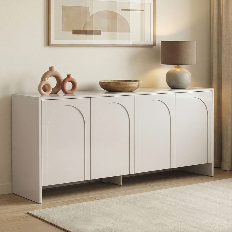 Nelora Konsollbord 180 cm - Krem - Oppbevaring - Oppbevaringsmøbler - Sideboard & skjenk