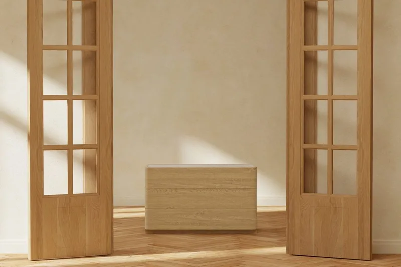 Noble kiste 100 cm, Natur