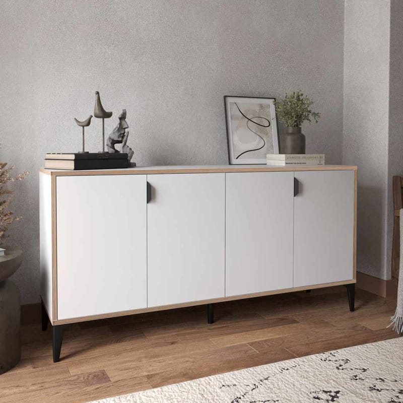 Olyros skjenk 160 cm - Hvit - Oppbevaring - Oppbevaringsmøbler - Sideboard & skjenk