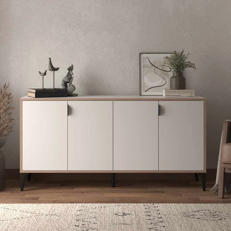 Olyros skjenk 160 cm - Hvit - Oppbevaring - Oppbevaringsmøbler - Sideboard & skjenk