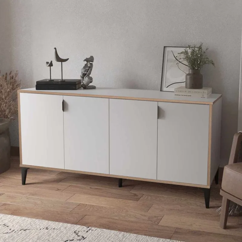 Olyros skjenk 160 cm - Hvit - Oppbevaring - Oppbevaringsmøbler - Sideboard & skjenk