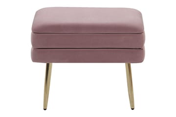 Oppbevaringsbenk Odessa Rosa/Gull - Rosa/Gull - Oppbevaring - Oppbevaringsmøbler - Oppbevaringskiste & sengekiste