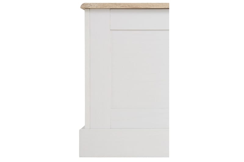 Dareia Oppbevaringskiste 90 cm - Hvit / Brun - Oppbevaring - Oppbevaringsmøbler - Oppbevaringskiste & sengekiste