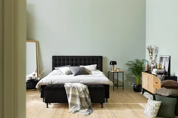 Ella Sengebenk 140cm Dypheftet - Svart - Oppbevaring - Oppbevaringsmøbler - Oppbevaringskiste & sengekiste