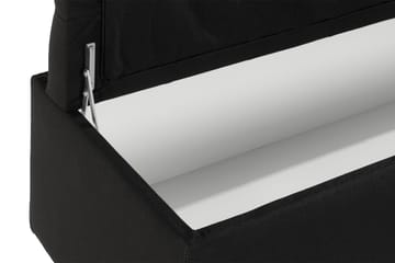 Ella Sengebenk 140cm Rutete - Svart - Oppbevaring - Oppbevaringsmøbler - Oppbevaringskiste & sengekiste