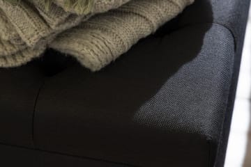 Ella Sengebenk 140cm Rutete - Svart - Oppbevaring - Oppbevaringsmøbler - Oppbevaringskiste & sengekiste