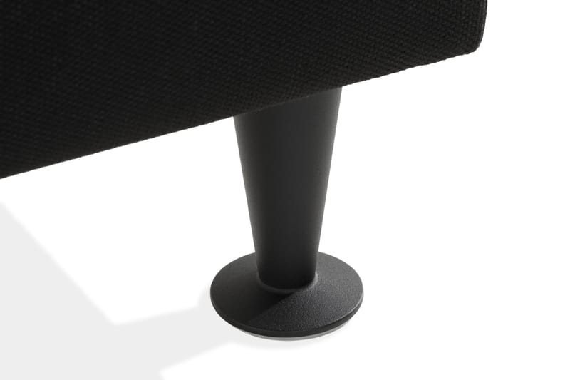 Ella Sengebenk 140cm Rutete - Svart - Oppbevaring - Oppbevaringsmøbler - Oppbevaringskiste & sengekiste