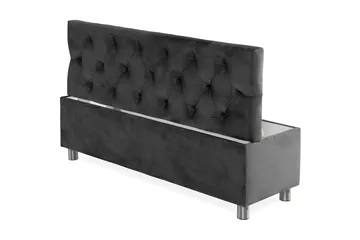 Ella Sengekiste 140cm Dypheftende - Mørkegrå - Oppbevaring - Oppbevaringsmøbler - Oppbevaringskiste & sengekiste