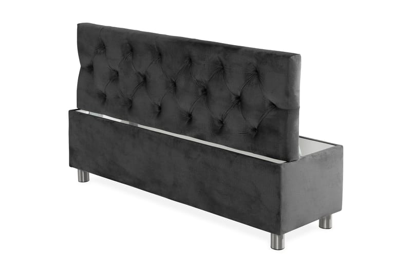 Ella Sengekiste 140cm Dypheftende - Mørkegrå - Oppbevaring - Oppbevaringsmøbler - Oppbevaringskiste & sengekiste