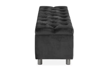 Ella Sengekiste 140cm Dypheftende - Mørkegrå - Oppbevaring - Oppbevaringsmøbler - Oppbevaringskiste & sengekiste