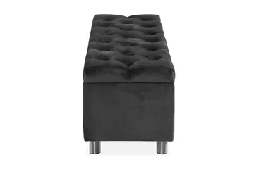 Ella Sengekiste 140cm Dypheftende - Mørkegrå - Oppbevaring - Oppbevaringsmøbler - Oppbevaringskiste & sengekiste