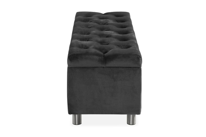 Ella Sengekiste 140cm Dypheftende - Mørkegrå - Oppbevaring - Oppbevaringsmøbler - Oppbevaringskiste & sengekiste