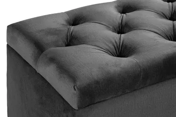 Ella Sengekiste 140cm Dypheftende - Mørkegrå - Oppbevaring - Oppbevaringsmøbler - Oppbevaringskiste & sengekiste