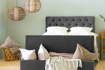 Ella Sengekiste 140cm Dypheftende - Mørkegrå - Oppbevaring - Oppbevaringsmøbler - Oppbevaringskiste & sengekiste