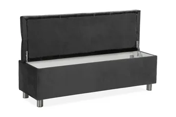 Ella Sengekiste 140cm Dypheftende - Mørkegrå - Oppbevaring - Oppbevaringsmøbler - Oppbevaringskiste & sengekiste