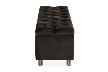 Ella Sengekiste 140cm Dypheftende - Svart - Oppbevaring - Oppbevaringsmøbler - Oppbevaringskiste & sengekiste