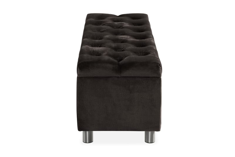 Ella Sengekiste 140cm Dypheftende - Svart - Oppbevaring - Oppbevaringsmøbler - Oppbevaringskiste & sengekiste