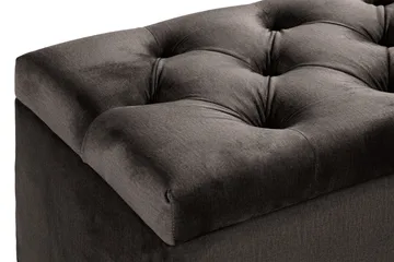 Ella Sengekiste 140cm Dypheftende - Svart - Oppbevaring - Oppbevaringsmøbler - Oppbevaringskiste & sengekiste