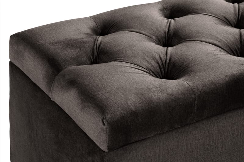 Ella Sengekiste 140cm Dypheftende - Svart - Oppbevaring - Oppbevaringsmøbler - Oppbevaringskiste & sengekiste