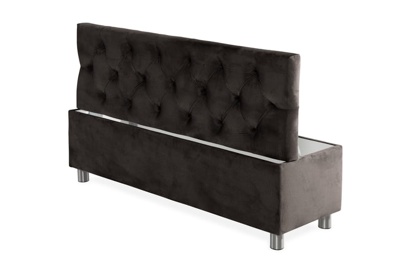 Ella Sengekiste 140cm Dypheftende - Svart - Oppbevaring - Oppbevaringsmøbler - Oppbevaringskiste & sengekiste