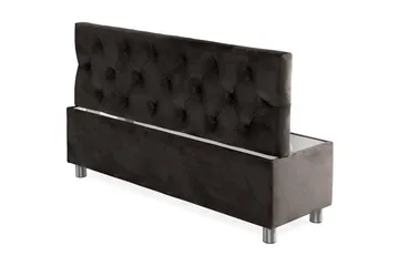 Ella Sengekiste 140cm Dypheftende - Svart - Oppbevaring - Oppbevaringsmøbler - Oppbevaringskiste & sengekiste