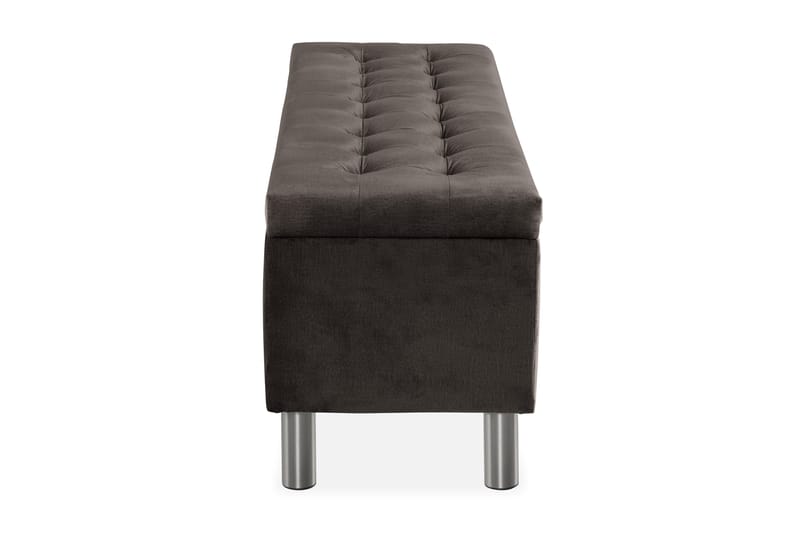 Ella Sengekiste 140cm Rutete - Svart - Oppbevaring - Oppbevaringsmøbler - Oppbevaringskiste & sengekiste